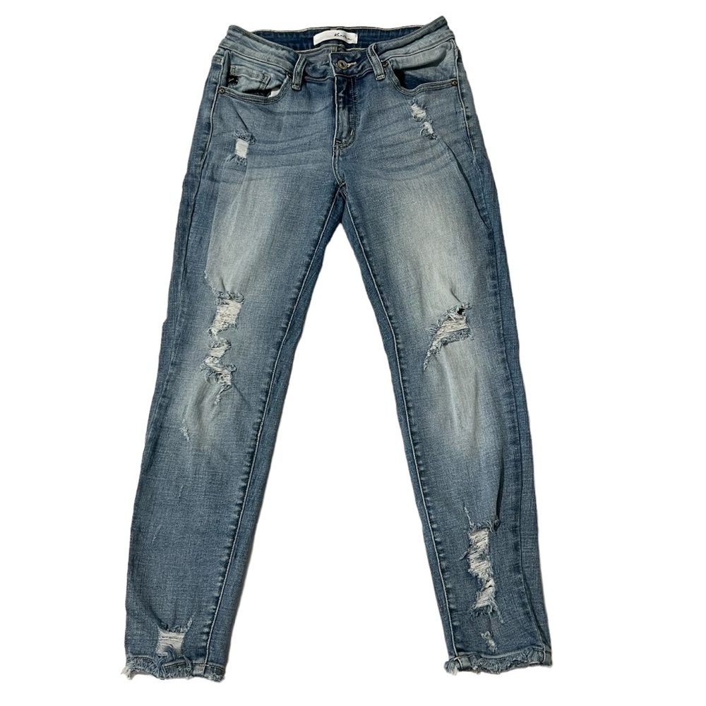Kancan- Womens Distressed Skinny Jeans Sz 7 |27âW|